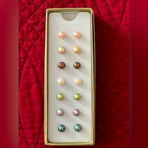 Genuine Cultured Pearl Earrings